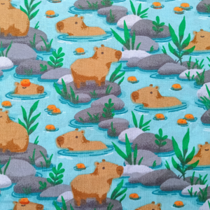 Capybara River Scene