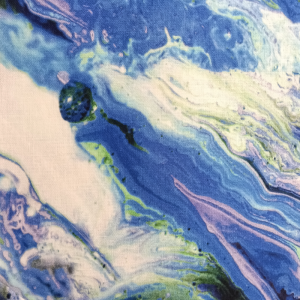 White, Blue & Purple Marble