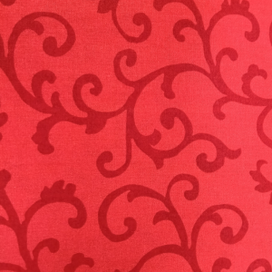 Red with Swirls