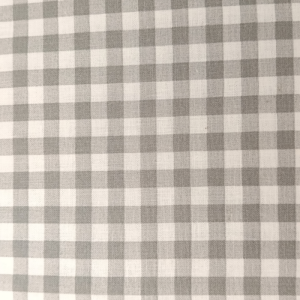 Plain Grey and White Check
