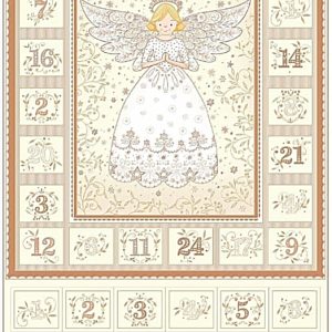 Pastel Cream Angel Advent Panel