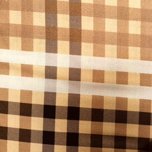 Yellow & Brown Check