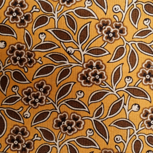 Orange & Brown Floral