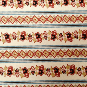 Varied Color Floral Stripe