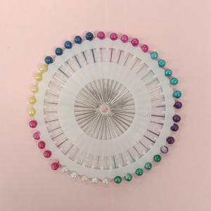 Wheel Of Pearl Headed Pins