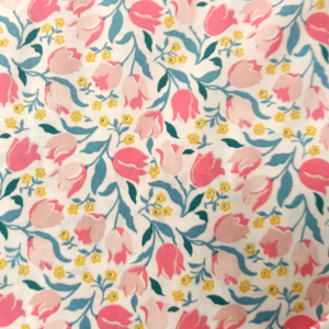 Light Pink and Muted Blue Floral