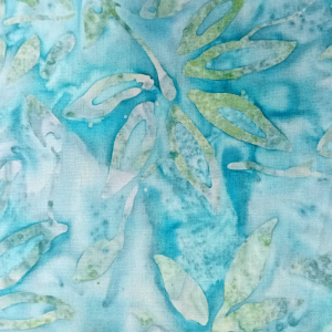 Teal Leaves and Flora