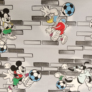 Grey w/ Football Cartoons