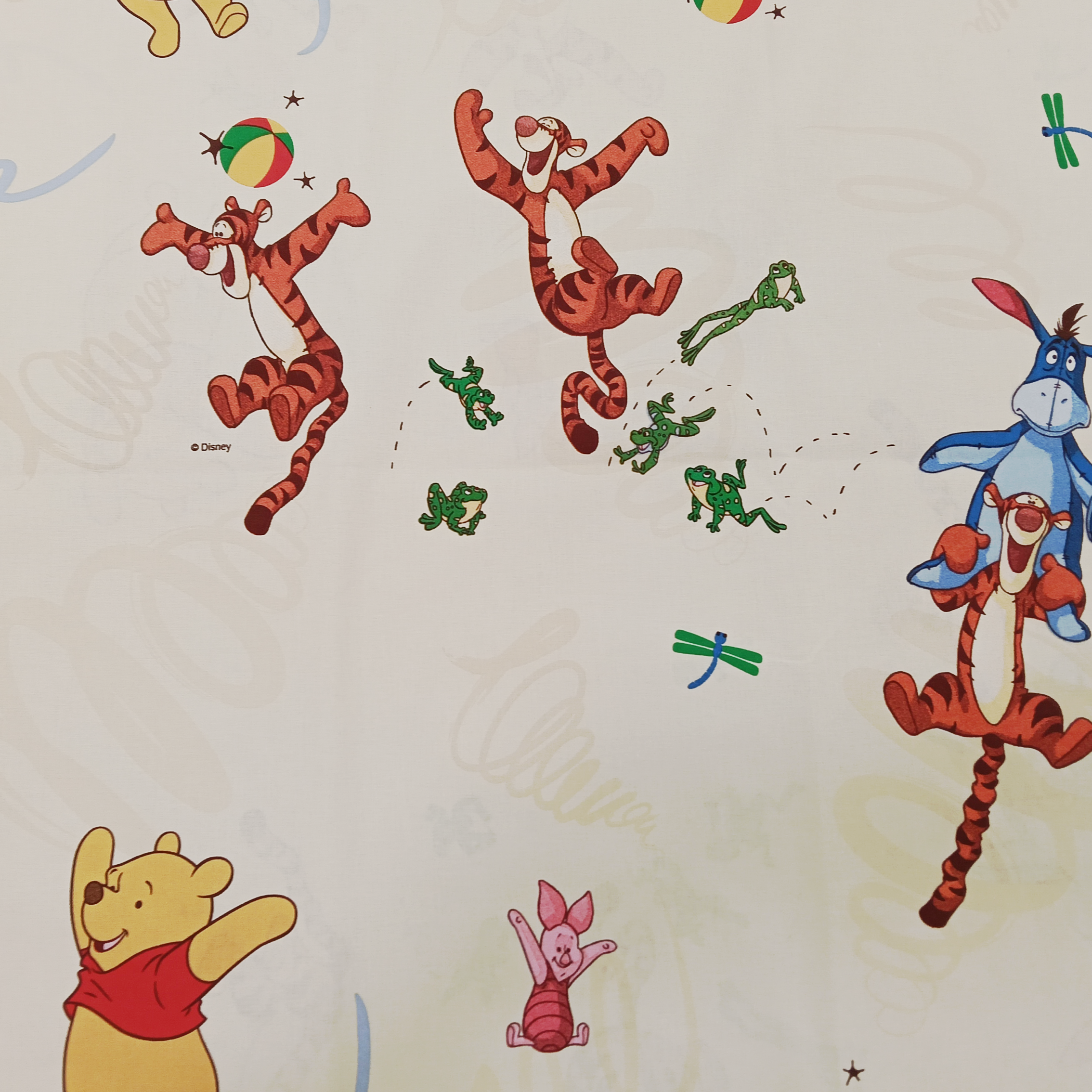 Pale Yellow w/ Cartoon Animals