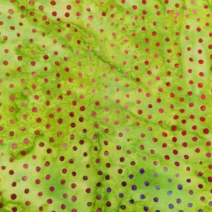 Lime Green w/ Pink Spots