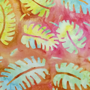 Orange-Red w/ Green Leaves