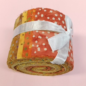 Yellow Batik Jelly Roll Base
