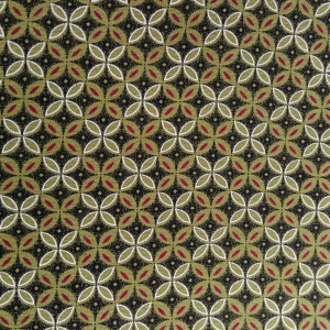 Olive and Red Cathedral Window