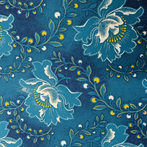 Blue and Yellow Bright Floral