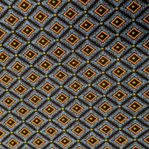 Blue and Orange Beveled Diamond