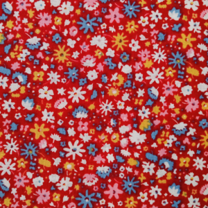 Abstract Micro-Floral (Red)