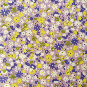 Purple and Green Micro-Floral