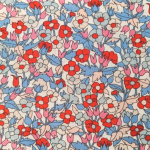 Piccadilly Poppies (Light Blue and Red)